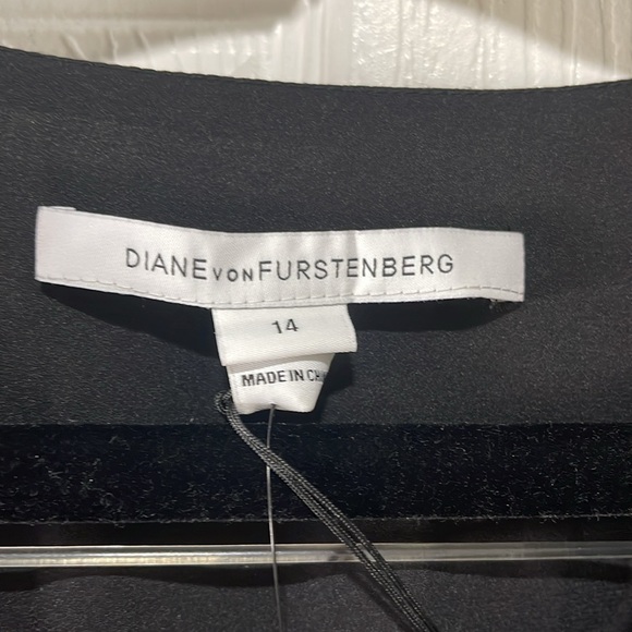 BNWT DIANE VON FURSTENBERG 100% SILK SNOW CHEETAH PRINT A-LINE ABOVE KNEE DRESS - Picture 12 of 16